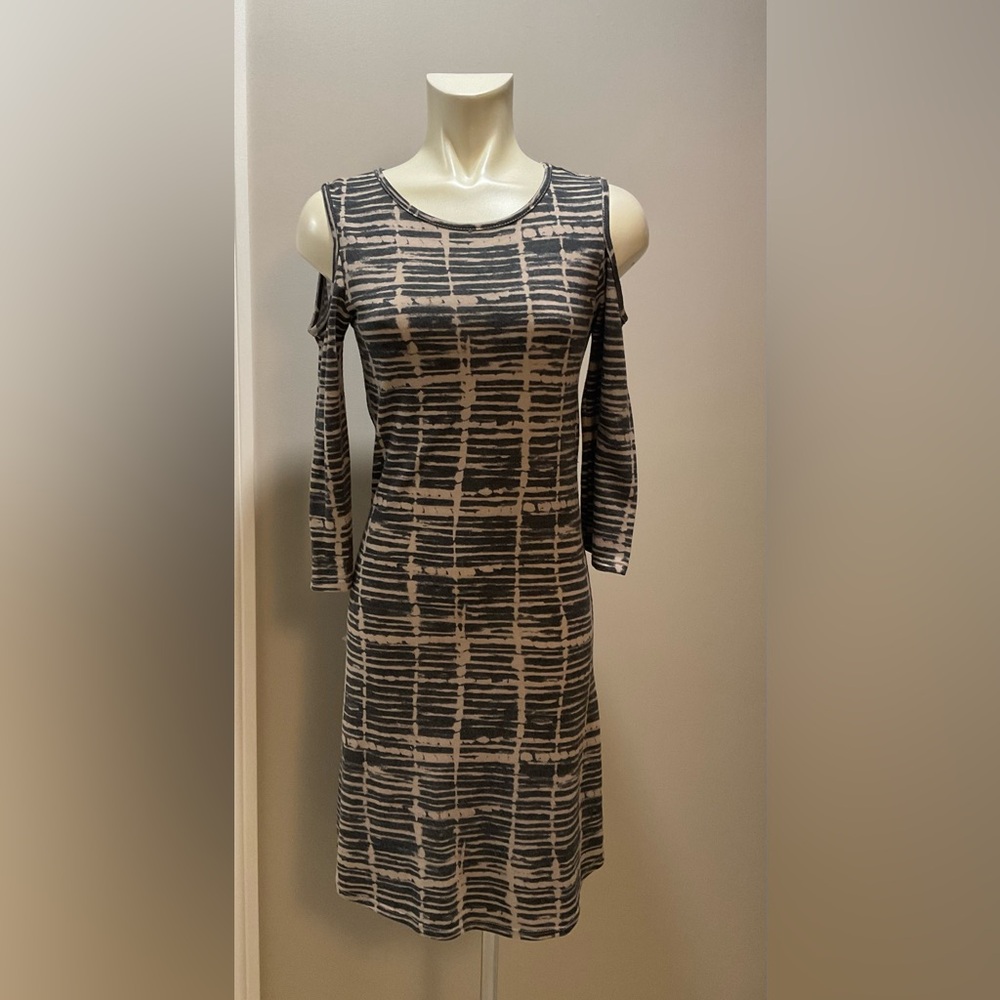 Stylish Black and Cream Women's Dress
